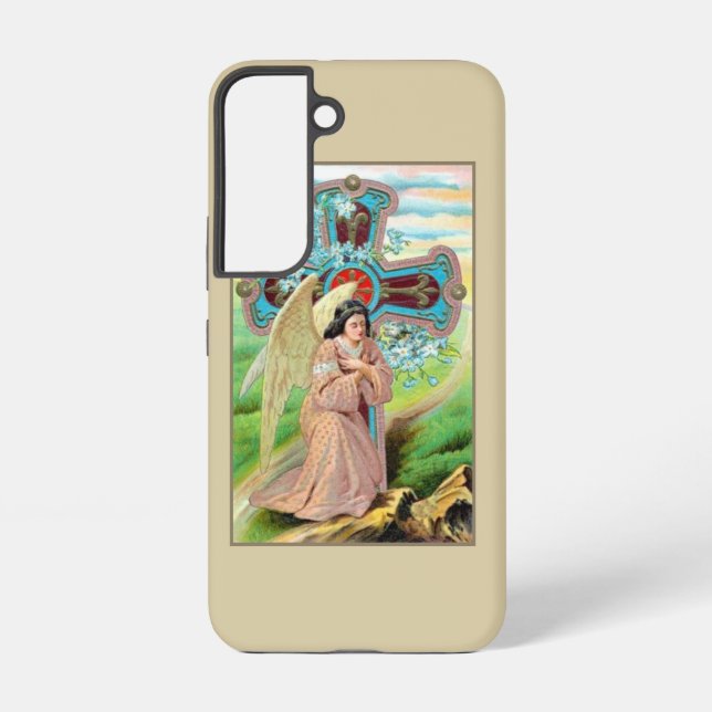 Angel Prayer Samsung Galaxy S22 Case (Back)