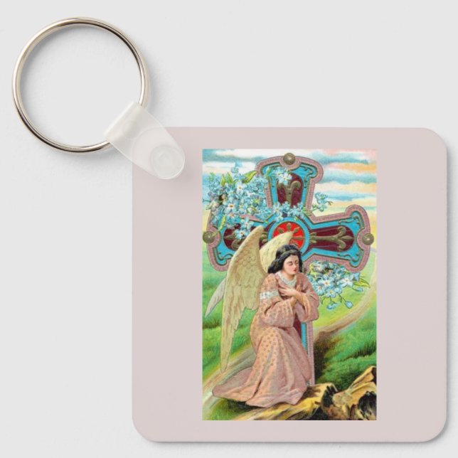 Angel Praying Key Ring (Front)