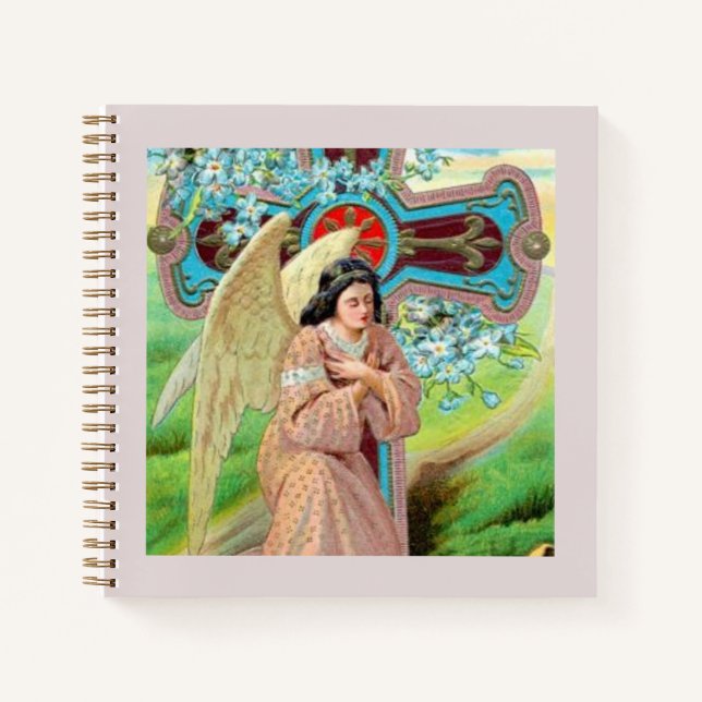 Angel Praying Notebook (Front)