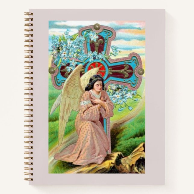 Angel Praying Notebook (Front)