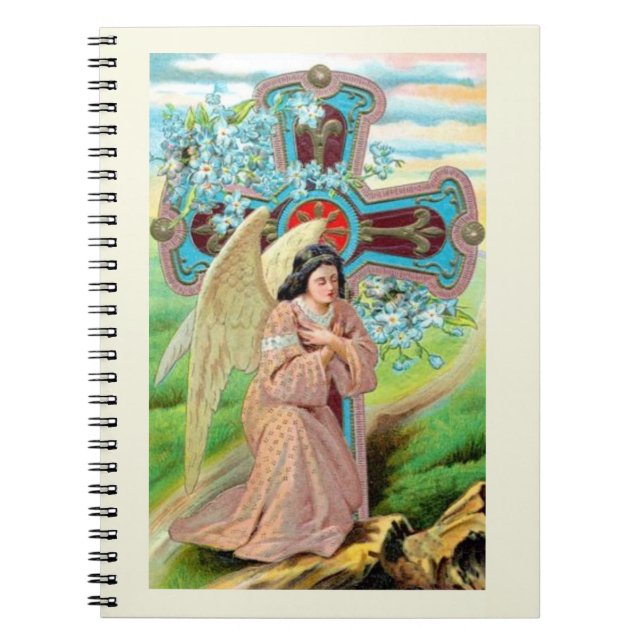 Angel Praying Notebook (Front)