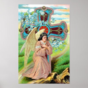 Angel Praying Poster