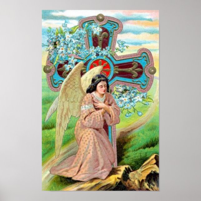 Angel Praying Poster (Front)