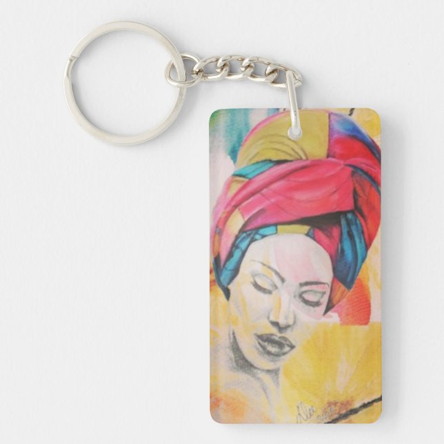 Angel/QUEEN Acrylic Keychain (double-sided)  (Front)