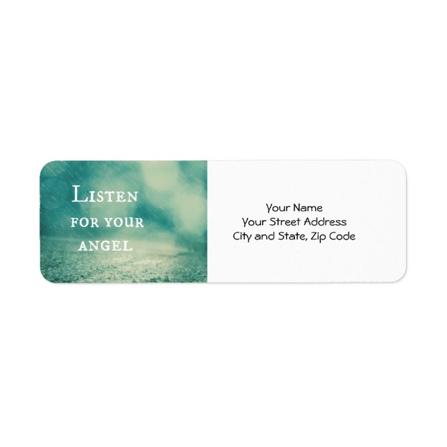 Angel Quote Return Address Label (Front)