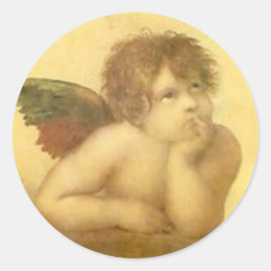 Angel Raphael Vintage Sticker