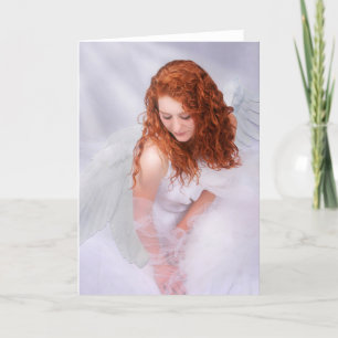 Angel "Reflection" Christmas Greeting Card