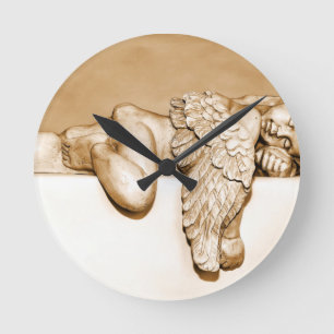 Angel Round Clock