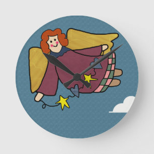 Angel Round Clock