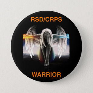 Angel...RSD/CRPS 7.5 Cm Round Badge