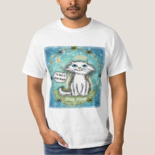 Angel  Scraggles Cat  T-Shirt