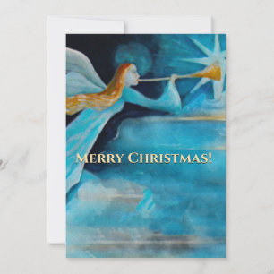 Angel Shares The News Elegant Christmas