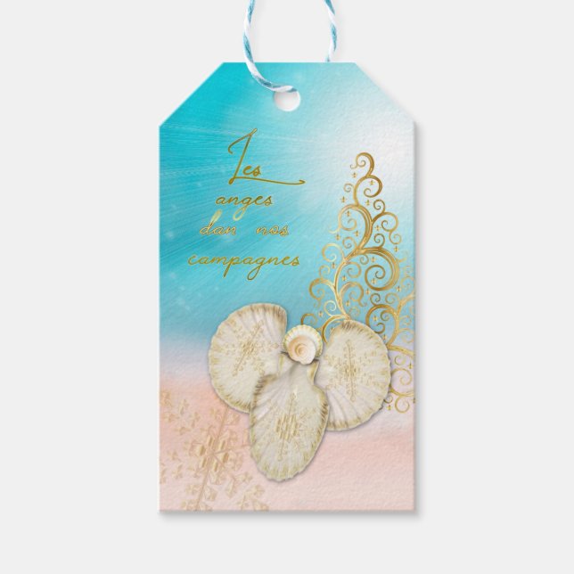 Angel Shells Gift Tag (Front)