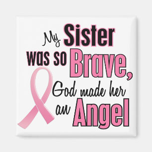 Angel SISTER Breast Cancer T-Shirts & Apparel Magnet