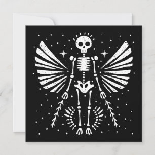 Angel skeleton Gothic Christmas