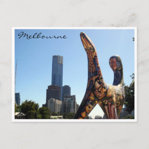 angel skyline postcard