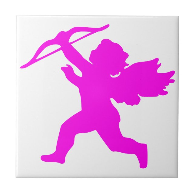 Angel Small (4.25" x 4.25") Ceramic Photo Tile (Front)