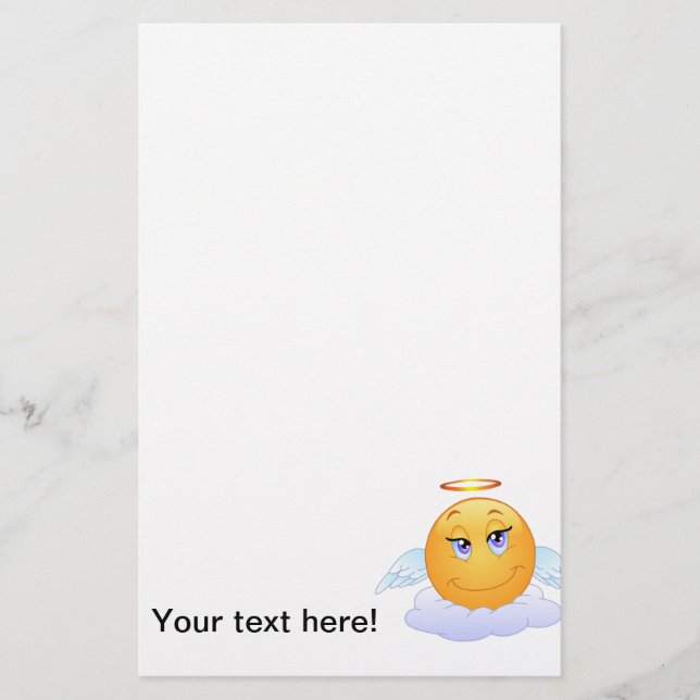 Angel smile stationery (Front)