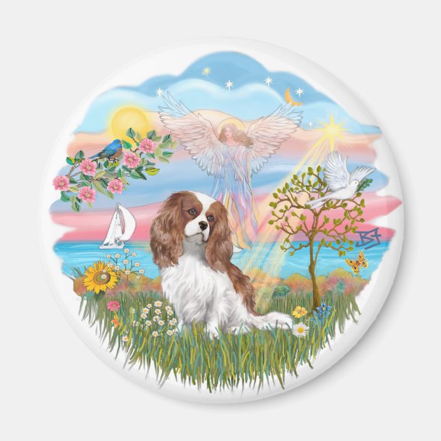 Angel Star - Blenheim Cavalier Magnet (Front)