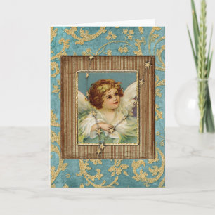 Angel Star Happy Holidays Holiday Card