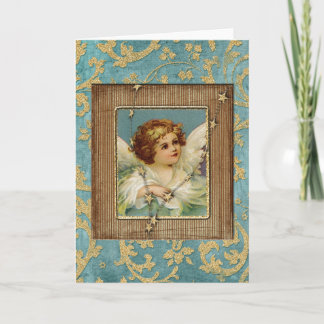 Angel Star Happy Holidays Holiday Card