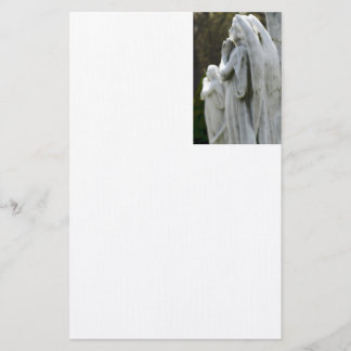 Angel stationary - linen stationery