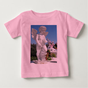 Angel Statue In Pink Baby T-Shirt