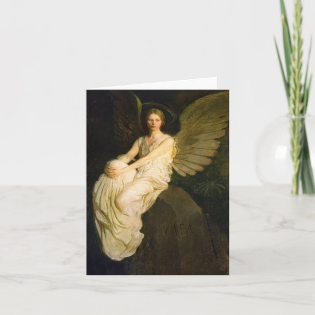 Angel, Stevenson Memorial by Abbott H. Thayer Thank You Card (Front)