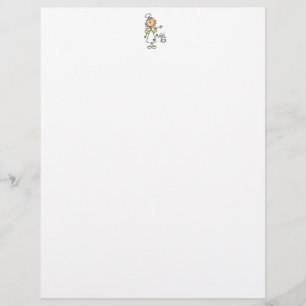 Angel Stick Figure Letterhead