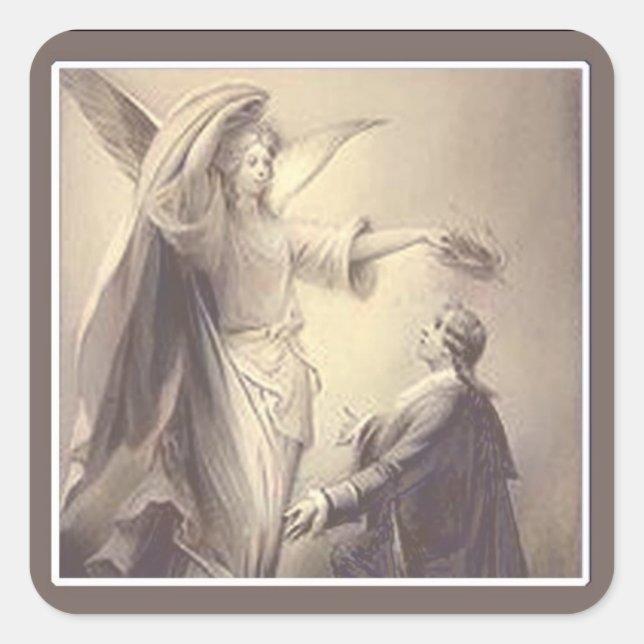 Angel Sticker <Brown> (Front)