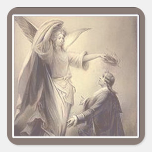 Angel Sticker <Brown>