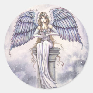 Angel Stickers by Molly Harrison Fantasy Art