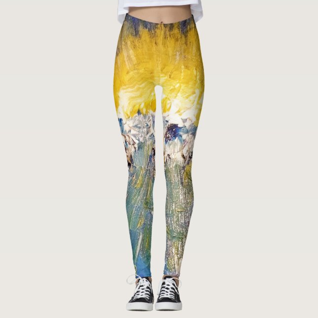 Angel Sunset Full Leggings (Front)