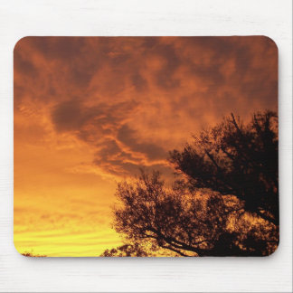 Angel Sunset Mouse Pad