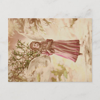 Angel sweet Christmas Holiday Postcard