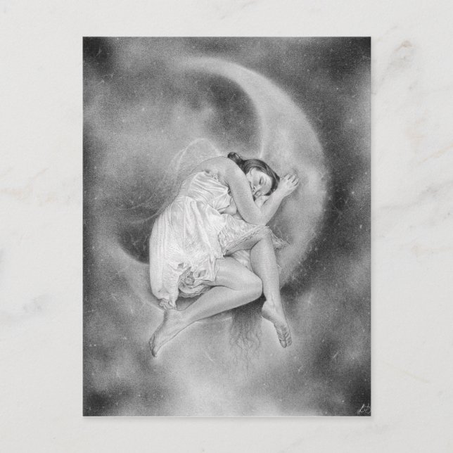 Angel Sweet Dreams Postcard (Front)