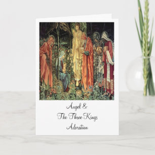 Angel & The Three Kings Card