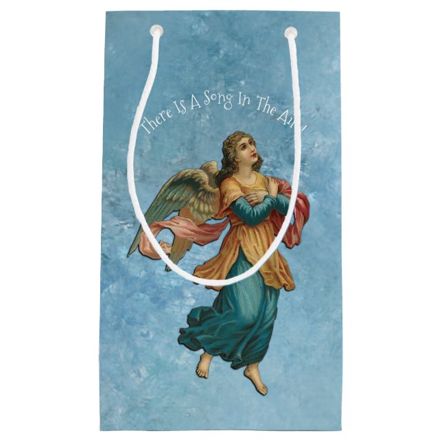 Angel There Is A Song In The Air Small Gift Bag (Front)