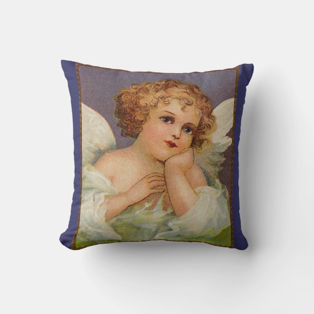 Angel throw pillow (Front)