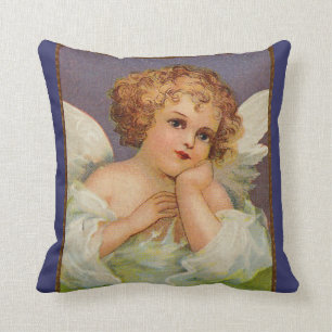 Angel throw pillow
