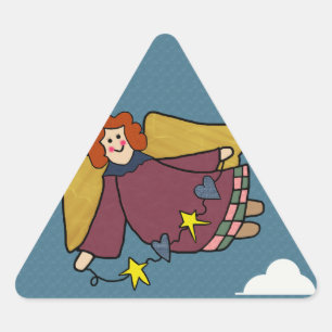 Angel Triangle Sticker