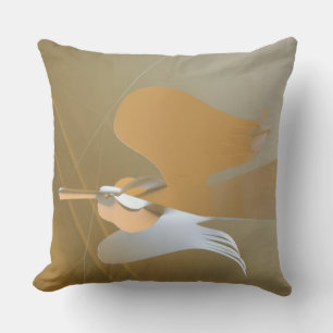Angel trumpets cushion