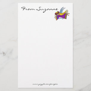 Angel Ukrainian Folk Art Stationery