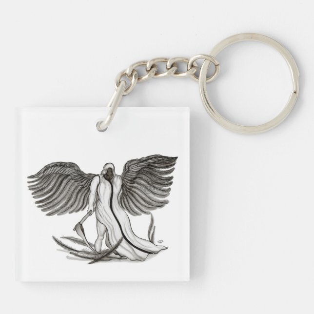 Angel Uriel Key Ring (Back)