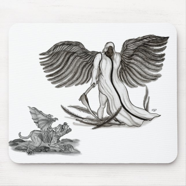 Angel Uriel Mouse Pad (Front)