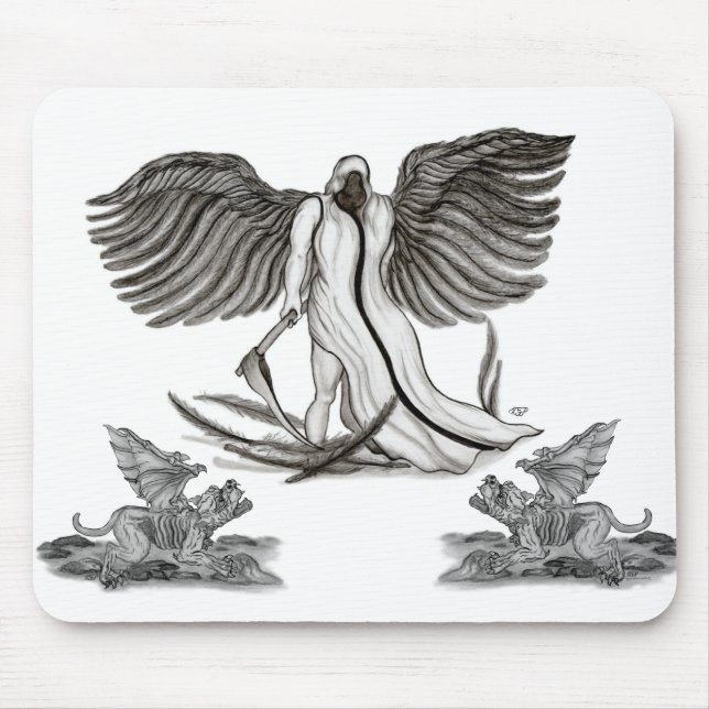 Angel Uriel Mouse Pad (Front)