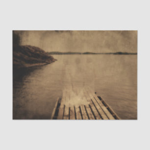 Angel Vintage Antique Brown Sepia Texture Tissue Paper