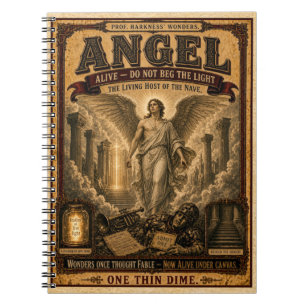 Angel, Vintage Circus Monster Notebook