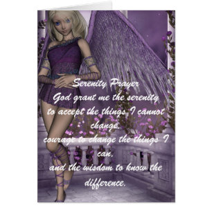 Angel Violet Charms Card