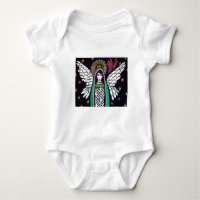 Angel Virgin of Guadalupe Art by Heather Galler